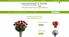 Desktop Screenshot of countrywoodflorist.com